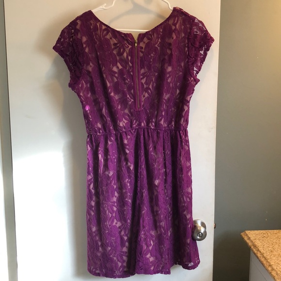 Plum Purple Dress - Picture 3 of 3